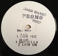 Small World - Livin' Free EP (12", EP, Promo, W/Lbl, Sta)