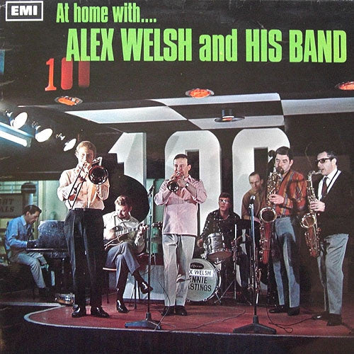 Alex Welsh And His Band* - At Home With...Alex Welsh And His Band (LP, Mono)