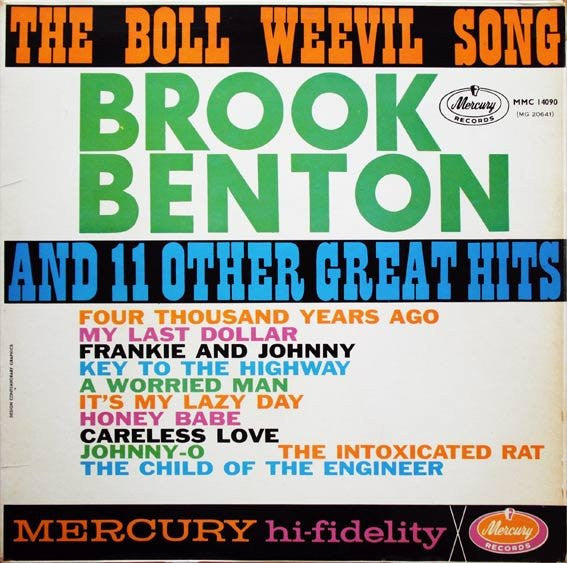 Brook Benton - The Boll Weevil Song And 11 Other Great Hits (LP, Album)