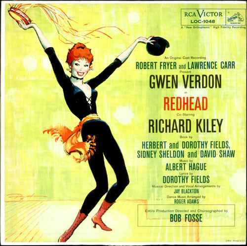 Gwen Verdon, Richard Kiley - Redhead (An Original Cast Recording) (LP, Album, Mono)