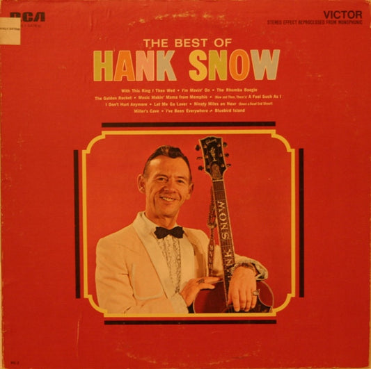 Hank Snow - The Best Of (LP, Comp, RE)