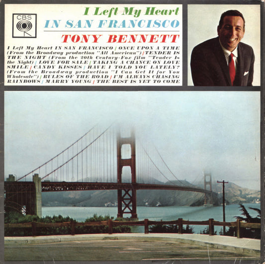 Tony Bennett - I Left My Heart In San Francisco (LP, Album, Mono)