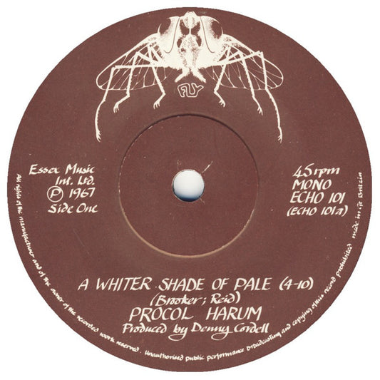 Procol Harum - A Whiter Shade Of Pale (7", Single, Mono, Sol)
