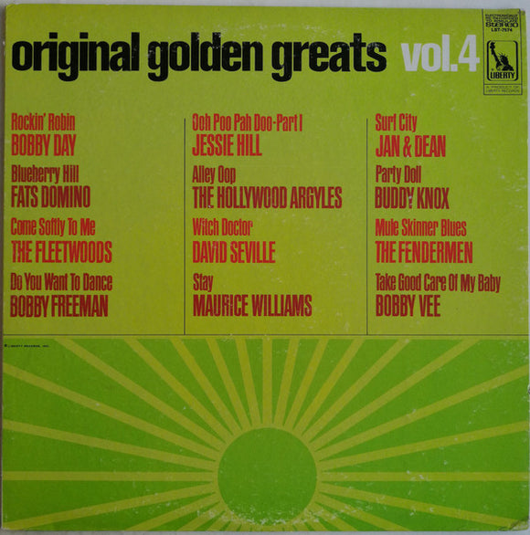 Various - Original Golden Greats Vol. 4 (LP, Comp)