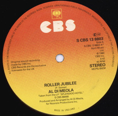 Al Di Meola - Roller Jubilee (12