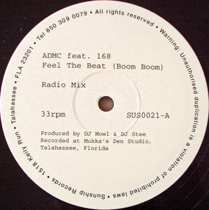 ADMC feat. 168 - Feel The Beat (Boom Boom) (12")