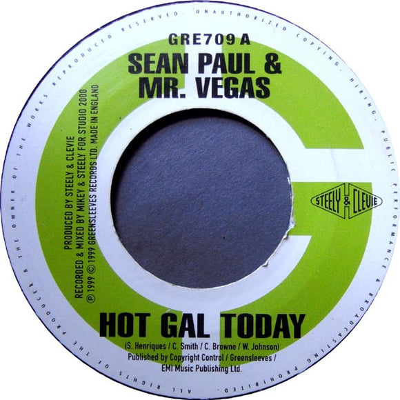 Sean Paul & Mr. Vegas / Determine - Hot Gal Today / Full A Hype (7