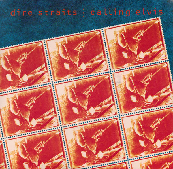 Dire Straits - Calling Elvis (7", Single, Pap)