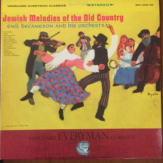 Emil Decameron And His Orchestra - Jewish Melodies Of The Old County (LP, Album)