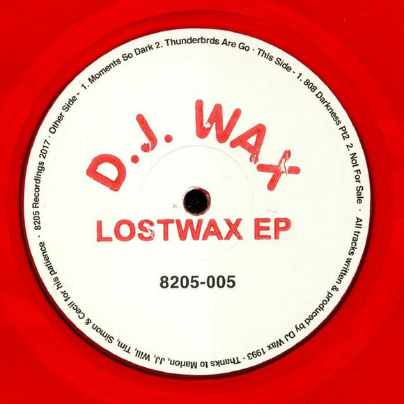 D.J. Wax - Lostwax EP (12