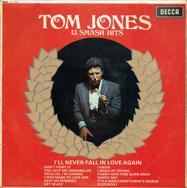 Tom Jones - 13 Smash Hits (LP, Album, Mono)