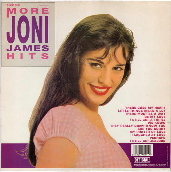 Joni James - More Joni James Hits (LP, Comp)