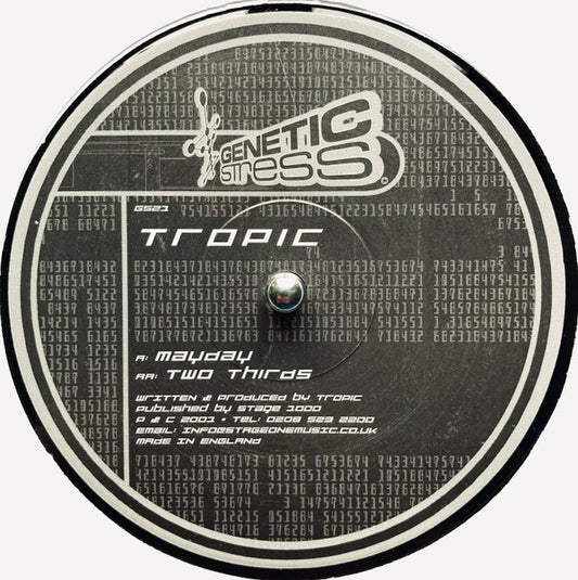 Tropic - Mayday / Two Thirds (12")
