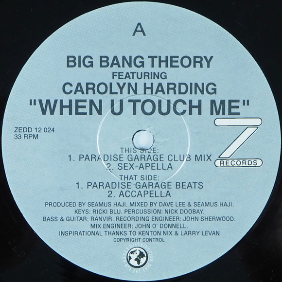Big Bang Theory Featuring Carolyn Harding - When U Touch Me (12