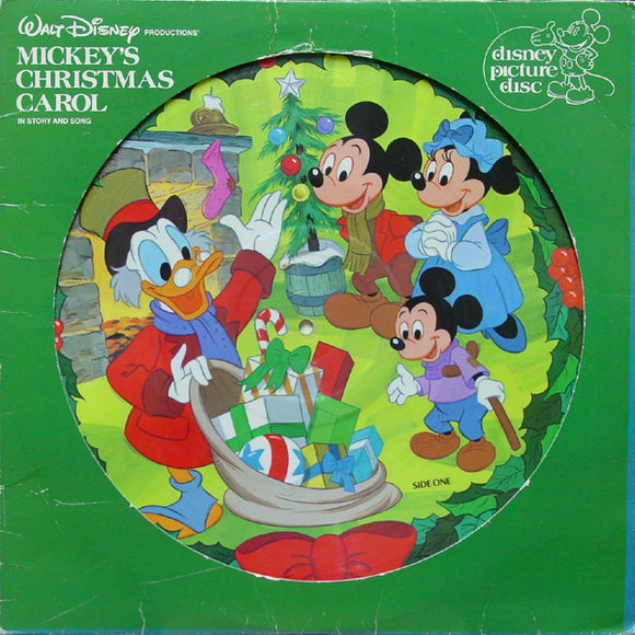 Various - Mickey's Christmas Carol - In Story And Song (LP, Album, Pic)