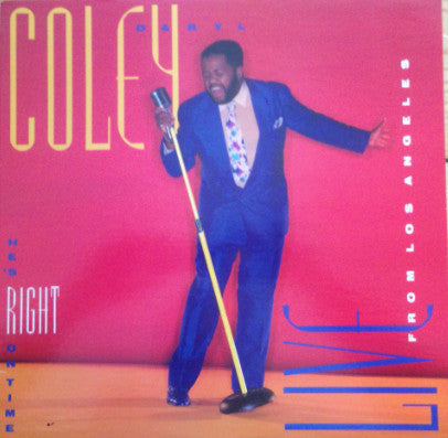 Daryl Coley - He's Right On Time: Live From Los Angeles (LP, Album)