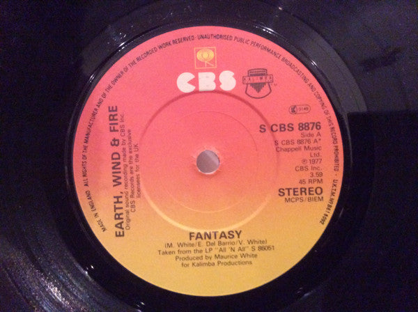 Earth, Wind & Fire - Fantasy (7", Single)