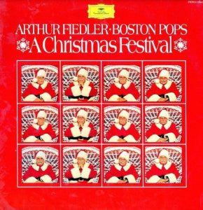 Arthur Fiedler • Boston Pops* - A Christmas Festival (LP, Album, RE)