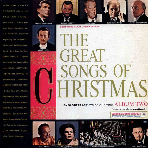 Various - The Great Songs Of Christmas (LP, Album, Comp)