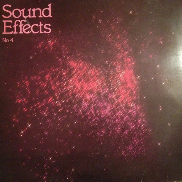 No Artist - Sound Effects No. 4 (LP, Album, Mono, RE)