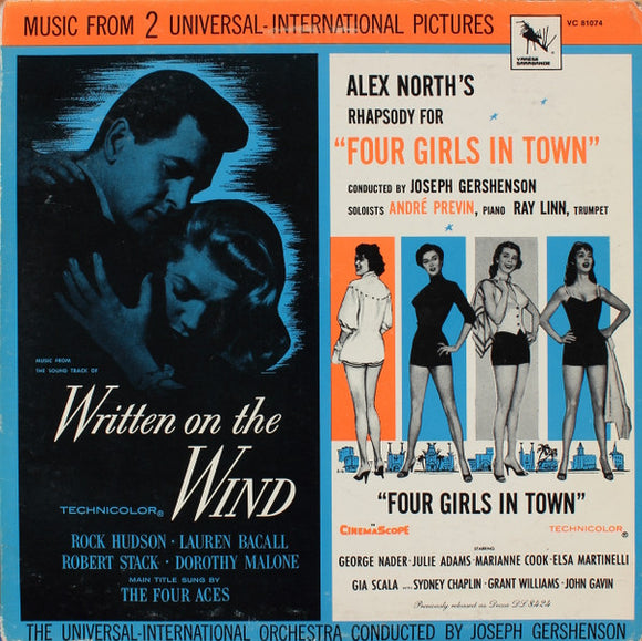 Victor Young, Alex North - Written On The Wind (& Four Girls In Town) (Original Soundtrack) (LP, Mono, RE)