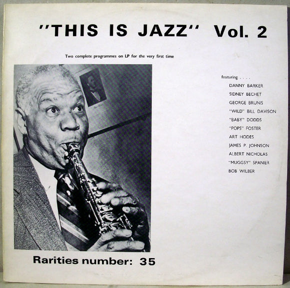 Sidney Bechet - This Is Jazz Vol. 2 (LP, Comp)