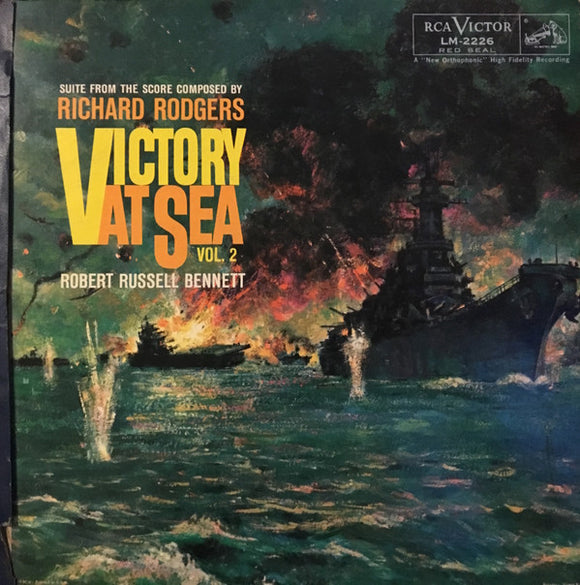 Richard Rodgers, Robert Russell Bennett - Victory At Sea Vol. 2 (LP, Album, Mono, Ind)