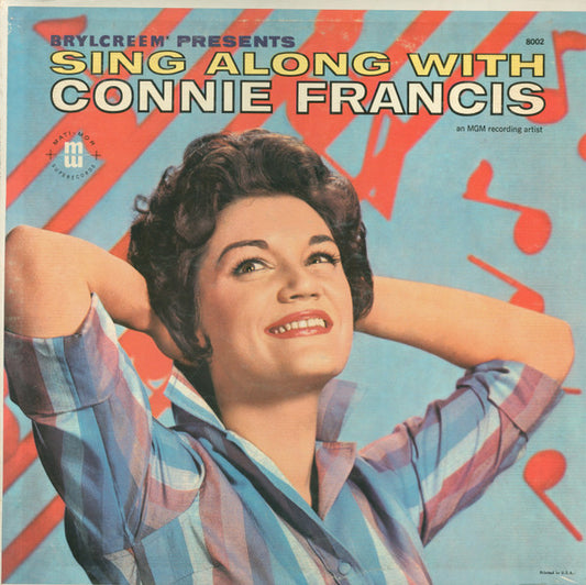 Connie Francis - Sing Along With Connie Francis (LP, Album, Ind)