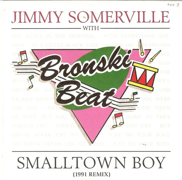 Jimmy Somerville With Bronski Beat - Smalltown Boy (7