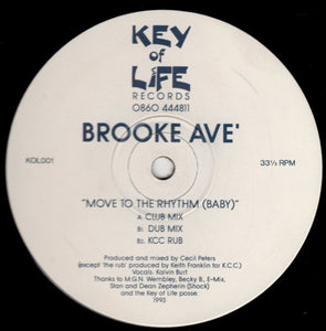 Brooke Ave' - Move To The Rhythm (Baby) (12")