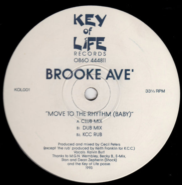 Brooke Ave' - Move To The Rhythm (Baby) (12