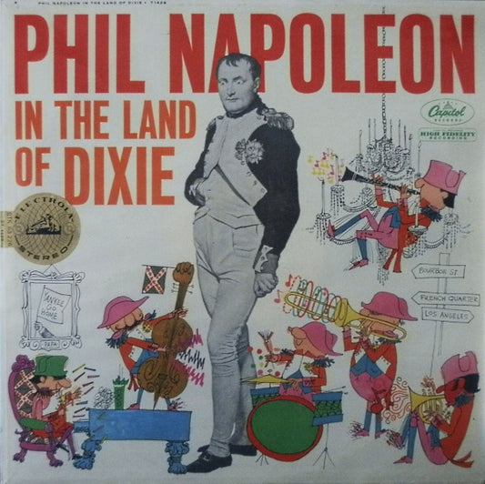 Phil Napoleon - Phil Napoleon In The Land Of Dixie (LP, Album)