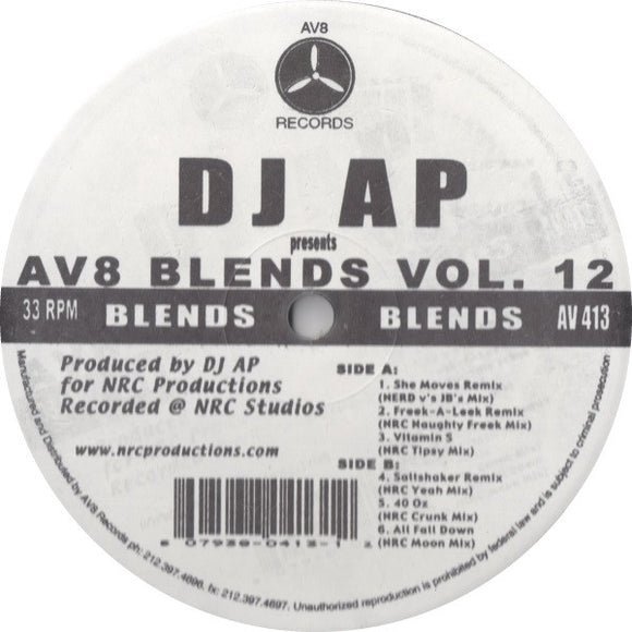 DJ AP* - AV8 Blends Vol. 12 (12
