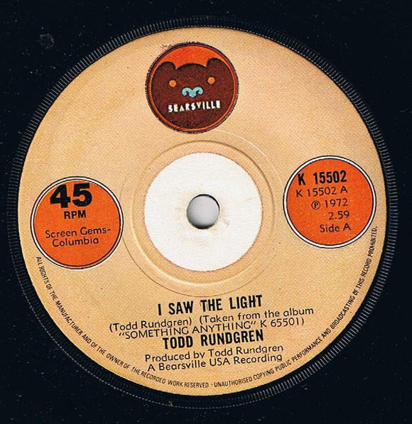 Todd Rundgren - I Saw The Light (7
