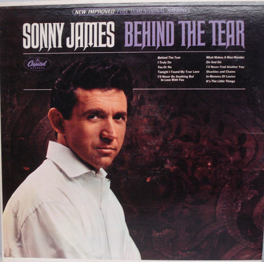 Sonny James - Behind The Tear (LP, Album, Jac)