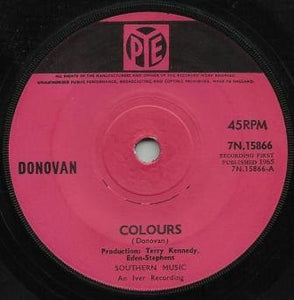 Donovan - Colours (7", Single, Sol)