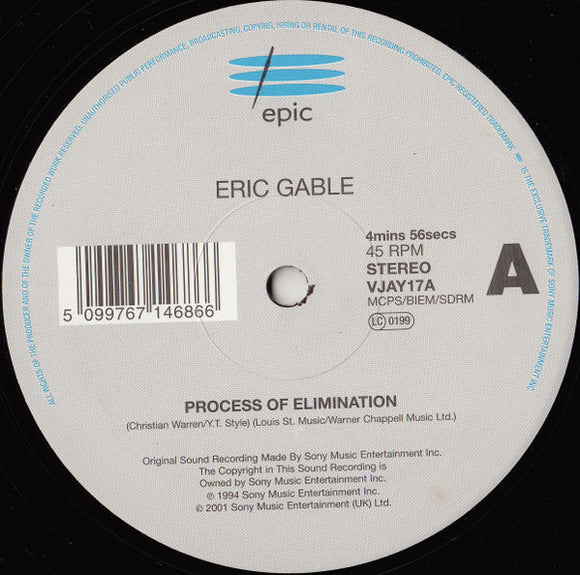 Eric Gable / Groove Theory - Process Of Elimination / Tell Me (12
