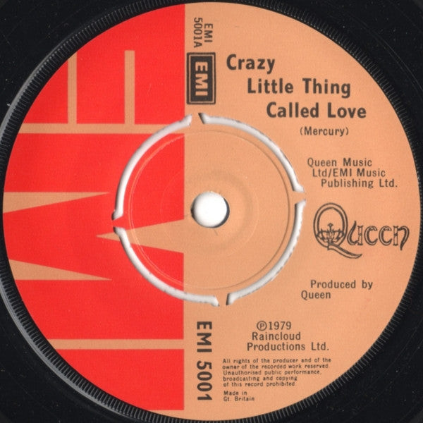 Queen - Crazy Little Thing Called Love (7", Single, Com)