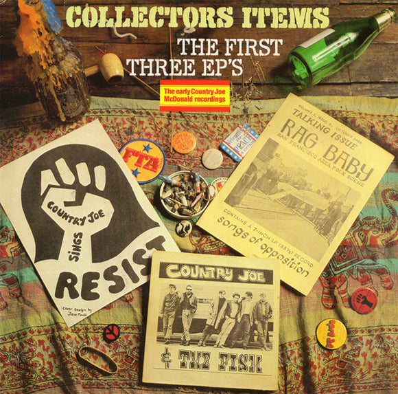 Country Joe And The Fish / Peter Krug (2) / Country Joe McDonald & Grootna - Collectors Items: The First Three EPs (LP, Comp)