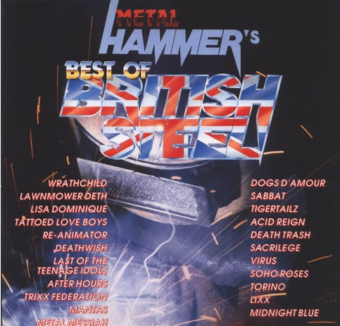Various - Metal Hammer's Best Of British Steel (2xLP, Comp)