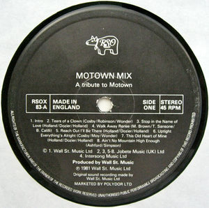 Various - Motown Mix (A Tribute To Motown) (12", M/Print, Mixed)