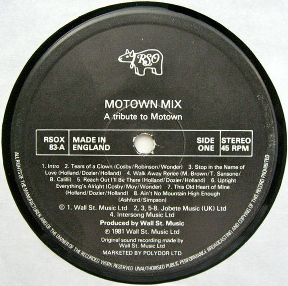 Various - Motown Mix (A Tribute To Motown) (12