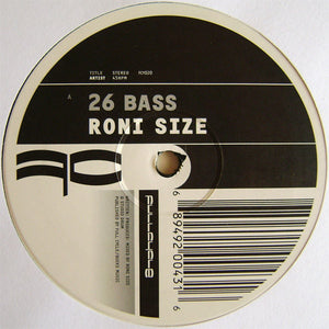 Roni Size - 26 Bass / Snapshot (12", RP)