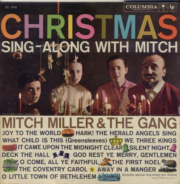 Mitch Miller & The Gang* - Christmas Sing-Along With Mitch (LP, Album, Mono, Gat)