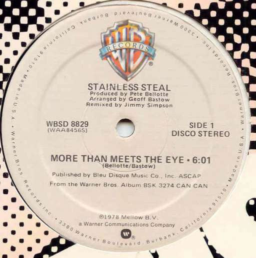 Stainless Steal - More Than Meets The Eye / It All Comes Down To Love (12