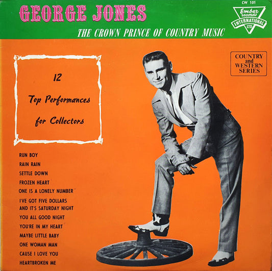 George Jones (2) - The Crown Prince Of Country Music (LP, Mono)