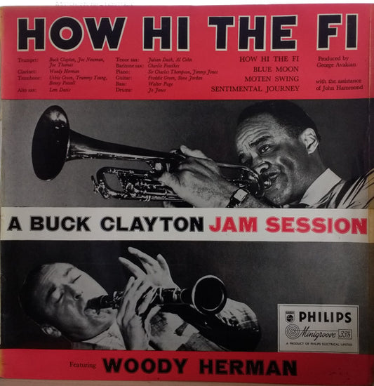 Buck Clayton Featuring Woody Herman - How Hi The Fi (LP, Mono)