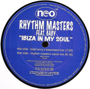 Rhythm Masters Feat. Baby (3) - Ibiza In My Soul (12")