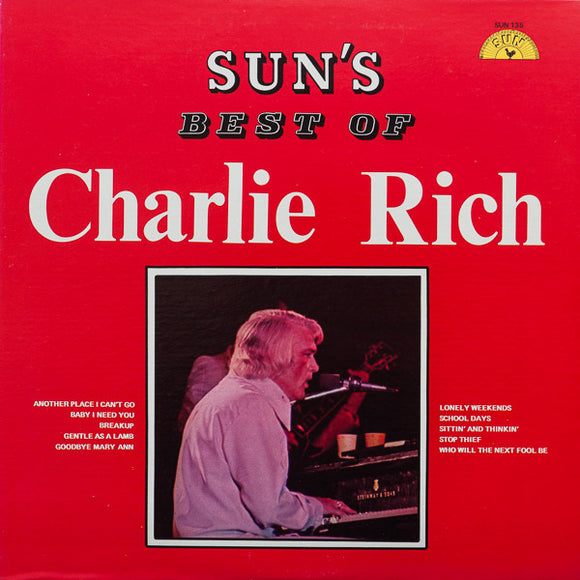 Charlie Rich - Sun's Best Of Charlie Rich (LP, Comp)