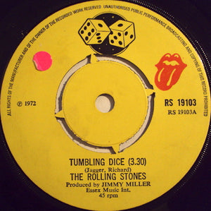 The Rolling Stones - Tumbling Dice (7", Single, 4 P)